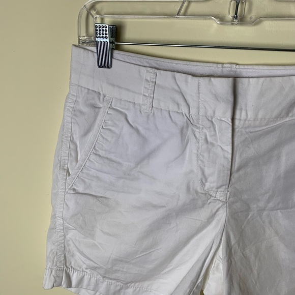 J. Crew White Chino Shorts Size 0 - Picture 2 of 6